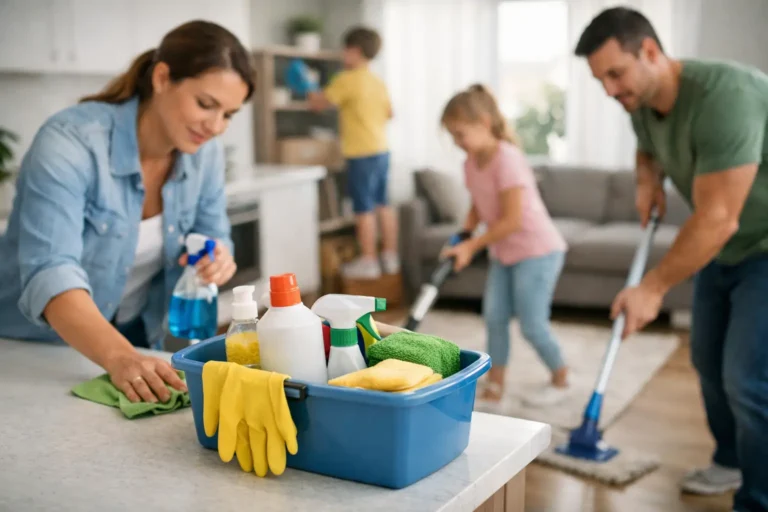 A Busy Family Cleaning Schedule That Works