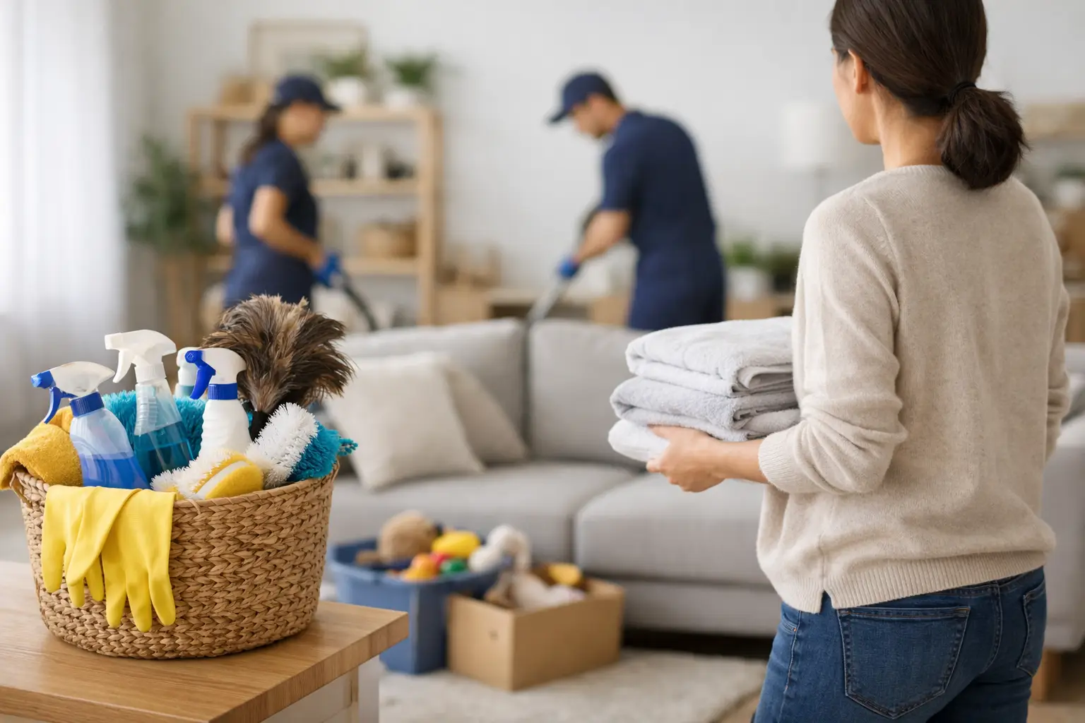 How to Prepare for Cleaners at Home